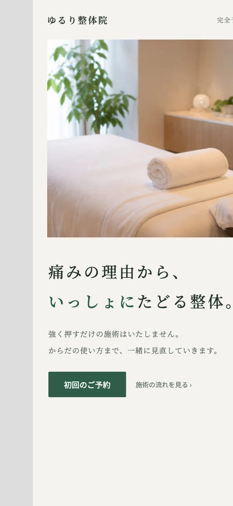 整体院の見本